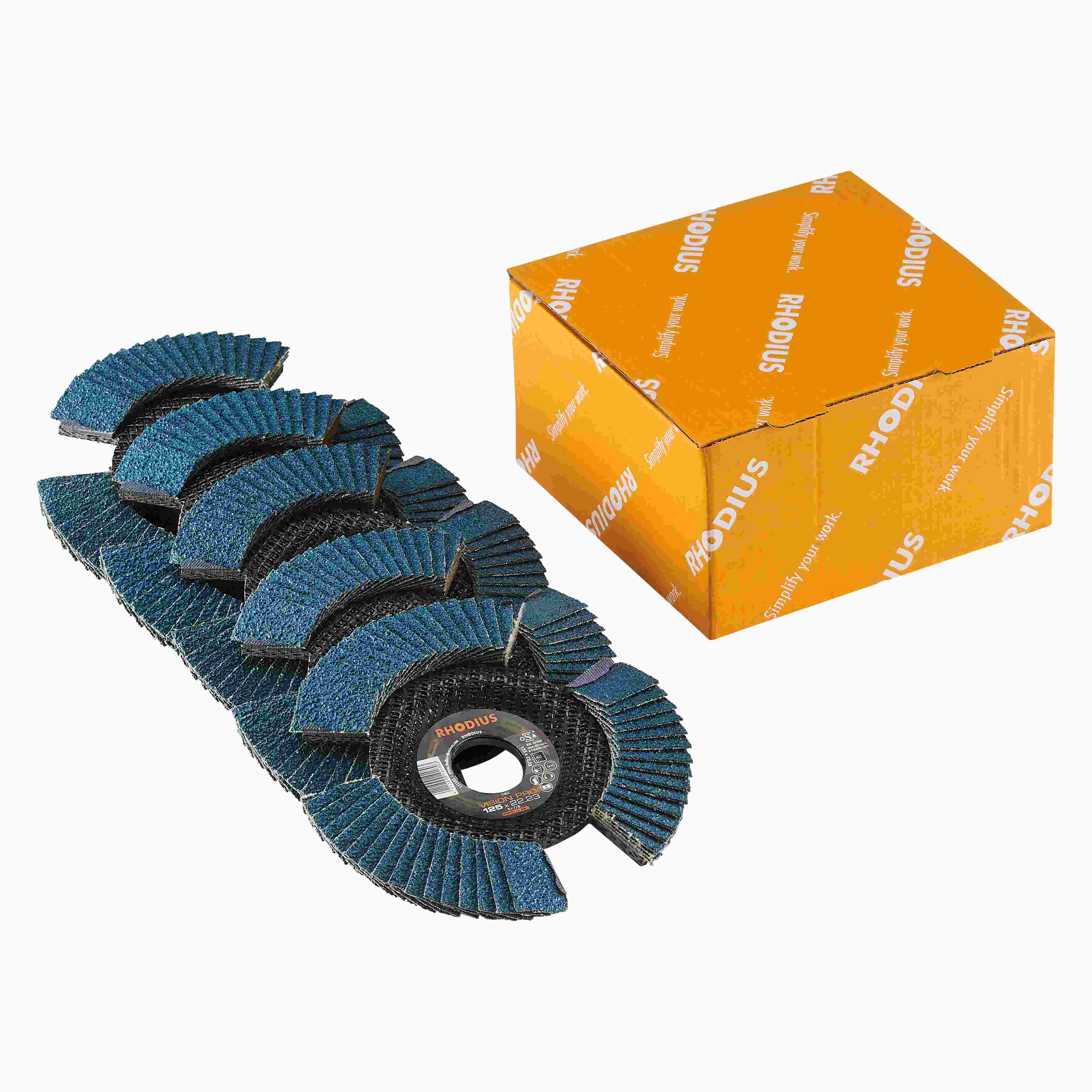 Lamelový kotúč Vision Pro pack 125x22,23  zrno  40